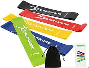 Scotamalone Resistance Exercise Loop Bands Workout Bands for Fitness ...