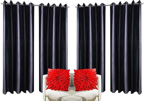 Kuber Industries Polyester 4 Pieces 7 Feet Eyelet Door Curtain ...