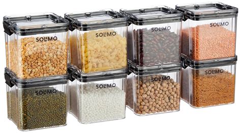 Buy Amazon Brand - Solimo Multipurpose Airtight Containers For Kitchen ...