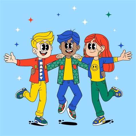 Cool boy group Vectors - Download Free High-Quality Vectors from ...