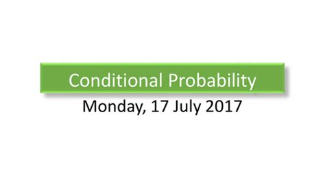 What Is Conditional Probability 的图像结果