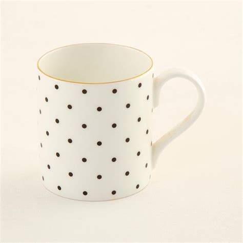 Buy Andrey Polka Dot Bone China Mug- 400ml from Home Centre at just INR ...