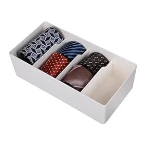 Kuber Industries Cloth Storage Box 4 GridDrawer Divider|Wardrobe ...