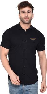 Blisstone Men Solid Casual Black Shirt - Buy Blisstone Men Solid Casual ...