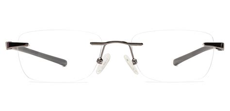 Specsmakers Lightanium Unisex Eyeglasses Rimless Rectangle Medium 51 M ...