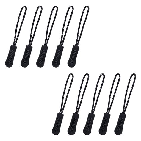 Zip Pullers Pack of 10 – Easy Grip for Backpacks & Jackets