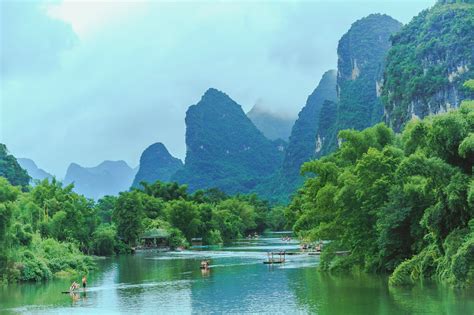 山连绵，水依依，漓江水畔踏歌游-桂林旅游攻略-游记-去哪儿攻略