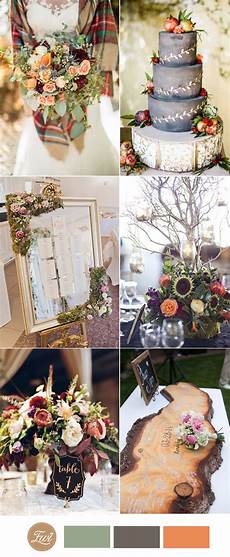 Fall Color Wedding Ideas by Top 10 Fall Wedding Color Ideas For 2017 Trends Fall Color Wedding Ideas