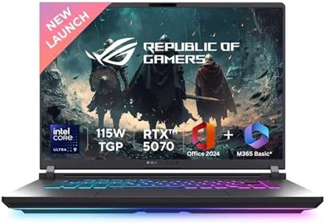 ASUS ROG Strix G16,Intel Core Ultra 9 275HX,Gaming Laptop(RTX 5070-8GB ...