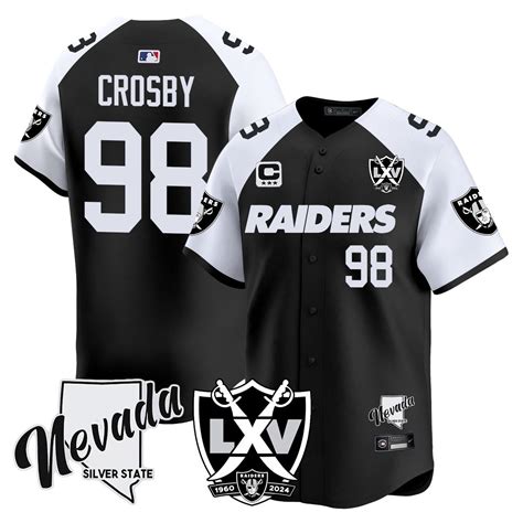 Men’s Maxx Crosby Las Vegas Raiders 2024 Vapor Premier Limited Black Alternate Jersey – 65th ...