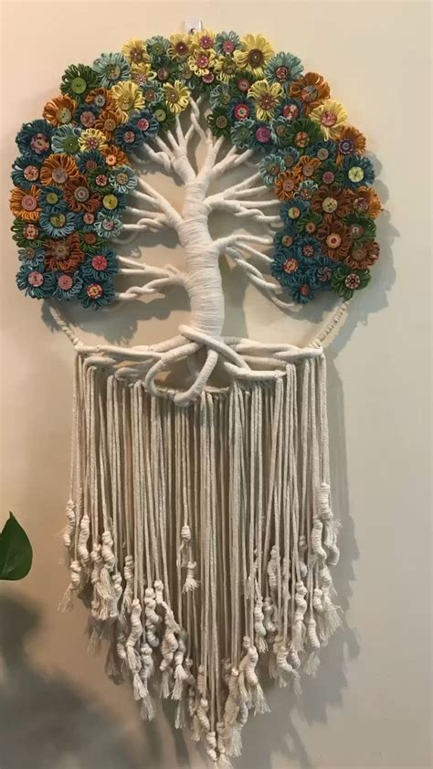 Macrame Tree of Life Wall Hanging Tutorial 的图像结果
