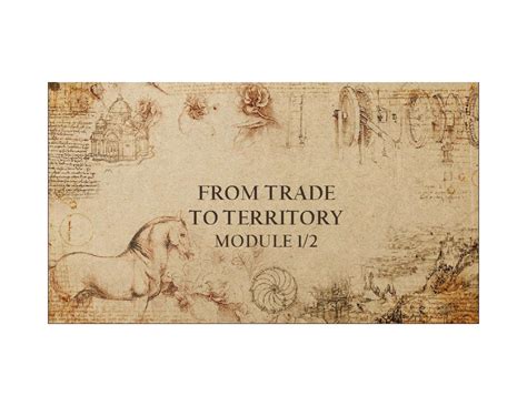 Advent of the europeans - FROM TRADE TO TERRITORY MODULE 1/ TIMELINE OF ...