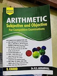 Buy Arithmetic : Subjective and Objective For Competitive Examinations ...