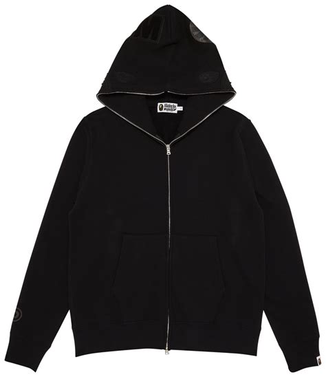 Buy GOAT Exclusive BAPE Shark Full Zip Hoodie In Black - 1I70 115 002 ...