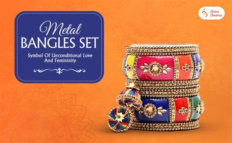 Buy Swara Creations Metal Multicolor Bangle/Kadas Set with Stones Work ...