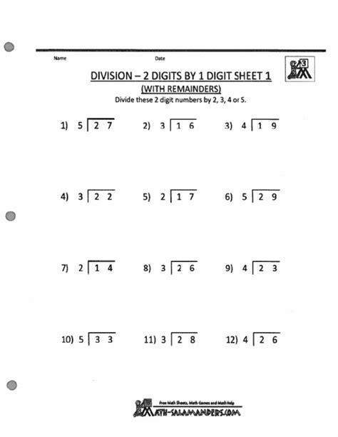 Division with Remainders | PDF