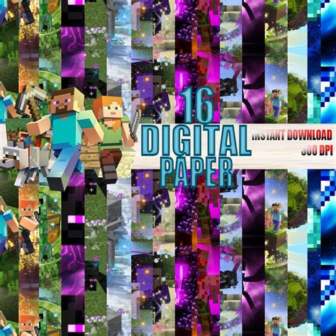 Minecraft Paper Models Printable - Printable New Year Banners