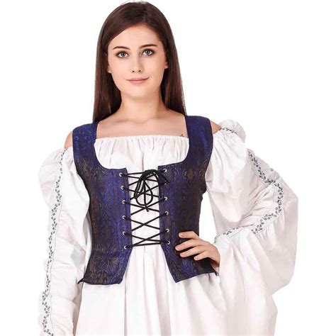 Medieval Brocade Bodice