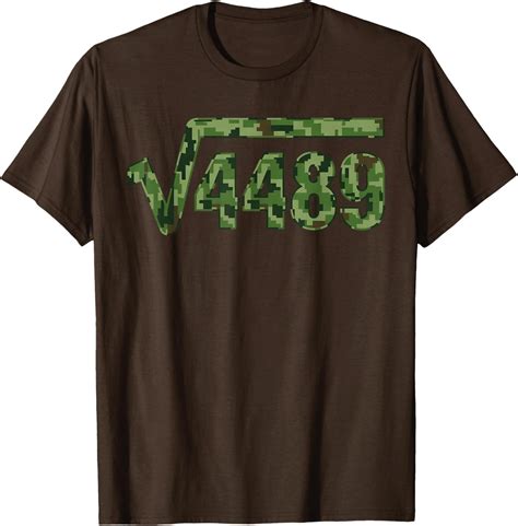 Funny 67 Trendy Square Root 4489 Camo Design Camo Unisex T-Shirt | eBay