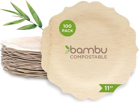 Bamboo Disposable Plates