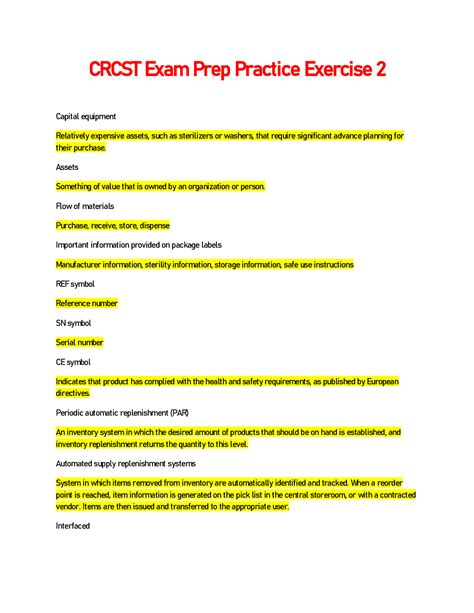 Crcst Practice Questions 的图像结果