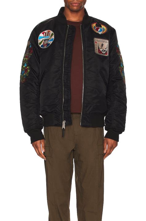 Schott NYC x Grateful Dead Tour Jacket in Black | REVOLVE