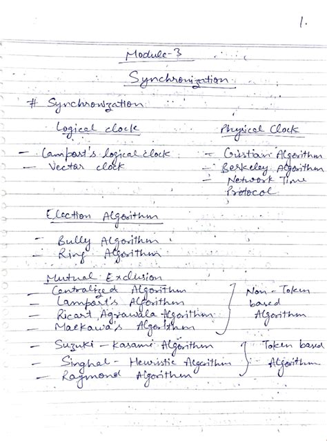 Module 3 (part 1) - Distributed Computing Full ESE Exam notes easy and ...