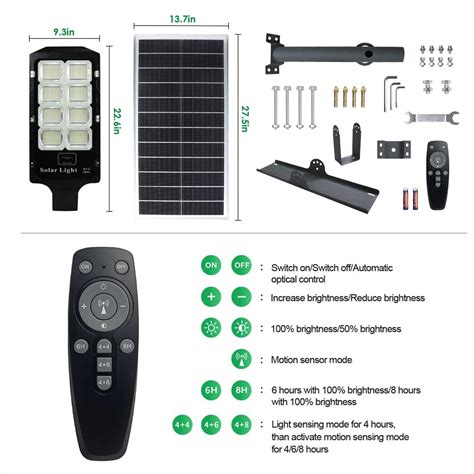 COORHEIX Solar Street Lights Outdoor, 6600W Solar Flood India | Ubuy