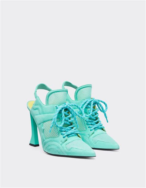 Miami Collection slingback leather sandals in Aquamarine for Women ...