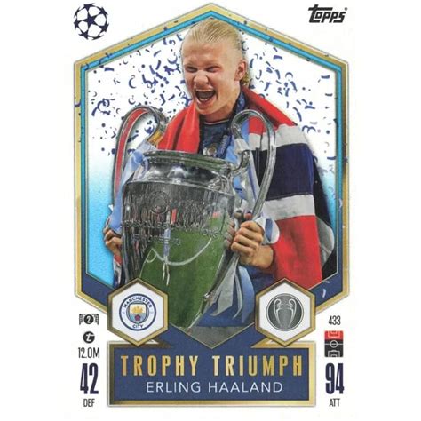Match Attax 2024 2025 Erling Haaland Trophy Triumph India | Ubuy
