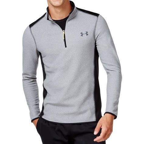 Under Armour Mens Cold Gear Colorblock 1/4 Zip Pullover