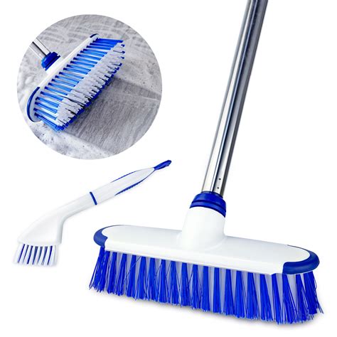 Great Value Iron Handle Multi-Purpose Cleaning Scrub Brush, White ...