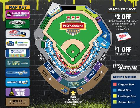 York Revolution: Seating Diagram