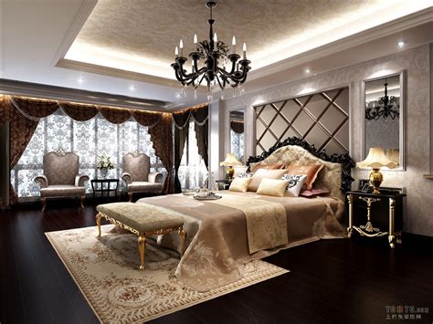 卧室装修效果图-面积124平复式卧室欧式设计效果图-复式装修图-土巴兔装修效果图