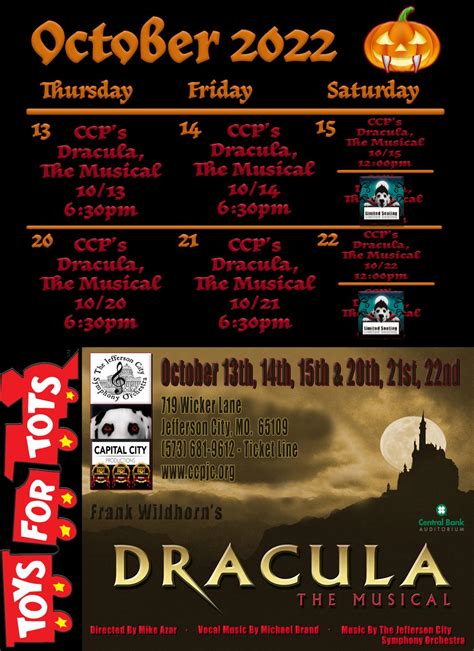 It's Showtime At Capital City Productions! - "Dracula!"