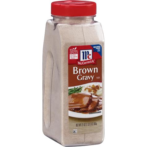 McCormick Brown Gravy Mix, 21 oz, Lump-Free, No MSG, No Artificial ...