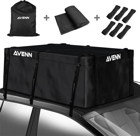 Buy AVENN Skinny 14 Cu Ft Portable Waterproof Car Roof Top Cargo Bag ...