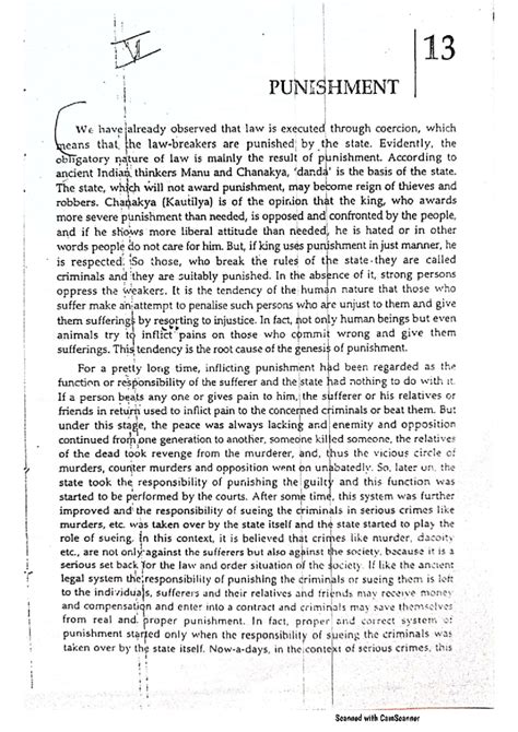 Unit 5 - political - Summary Forensic Science - 13 PUNISHMENT We have ...