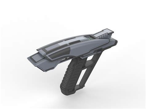 Picard Phaser - Star Trek - Commercial - Printable - STL 3D model 3D ...
