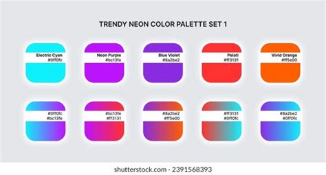 Image result for LED Neon Color Chart
