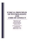 Image result for APA Code of Conduct Principles