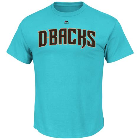 MLB Arizona Diamondbacks Majestic Alternate Home Wordmark T-Shirt ...