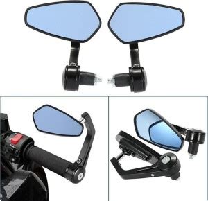 HI-TECH ACCESSORIES Manual Rear View Mirror For Universal For Bike ...