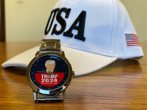 Trump 2024 "The Revenge Tour" Wrist Watch - Navy Face – Patriot Powered ...