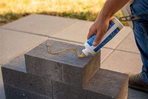 Landscape Block Adhesive: What It Is & How to Use It | DIY