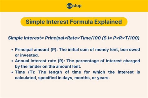 Image result for simple interest formula examples