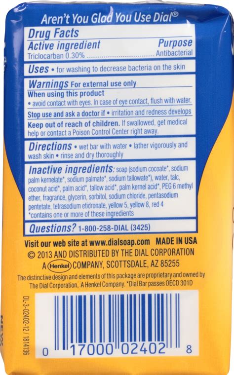 Dial Gold Antibacterial Deodorant Bar Soap 3 ct; 4 oz | Shipt