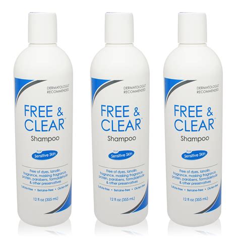Free & Clear Shampoo 12 Oz (3 Pack) - Walmart.com
