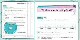 ESL Grammar Levelling Test Pack [B1]
