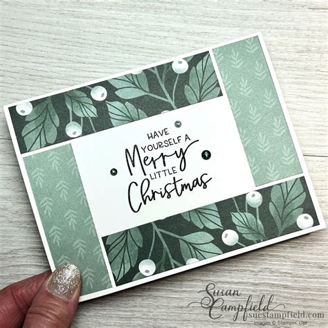 Easy Peasy Paper Scraps Card Layout | Stamped christmas cards, Simple ...
